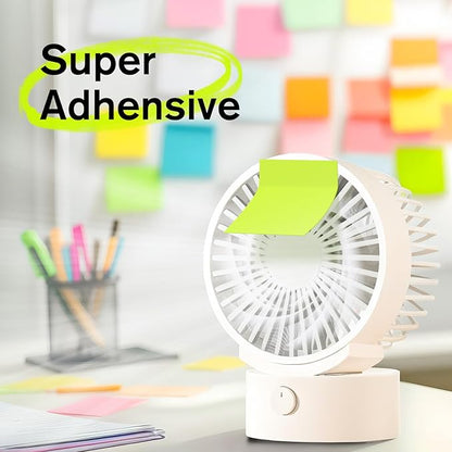 HappyHapi Sticky Notes 3x3 Inches Bulk 8 Pack Colored Self-Stick Pads, Colorful Sticky Notes 80 Sheets/Pad, Easy to Post for Office Supplies, School, Home