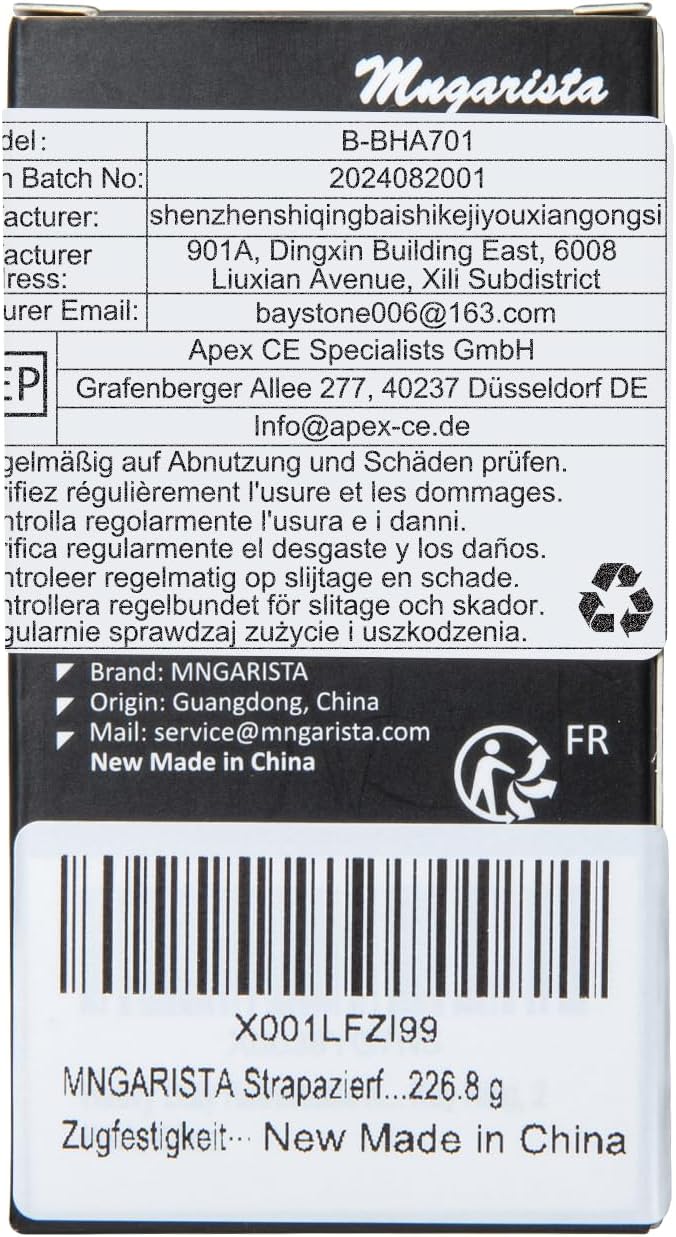 MNGARISTA Heavy Duty Retractable Keychain with Belt Clip, Retractable ID Badge Reel, Badge Holder with 31.5' Steel Cord and Key Ring, 9.0oz