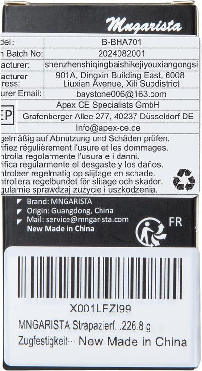 MNGARISTA Heavy Duty Retractable Keychain with Belt Clip, Retractable ID Badge Reel, Badge Holder with 31.5' Steel Cord and Key Ring, 9.0oz