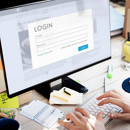 Zonon 2 Pcs Mini Password Book with Alphabetical Tabs Metal Password Keeper Book Portable Organizer Elegant Mandala Pattern Notebook with Pen, Spiral Bound for Information(Silver, Blue)