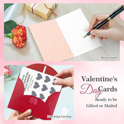 FaCraft Funny Valentines Day Cards for Him Boyfriend Husband Fiance 4 x 6 Date Scratch Off Cards Naughty Dirty Inappropriate Raunchy Valentines Day Gifts Anniversary Birthday Cards with Envelope