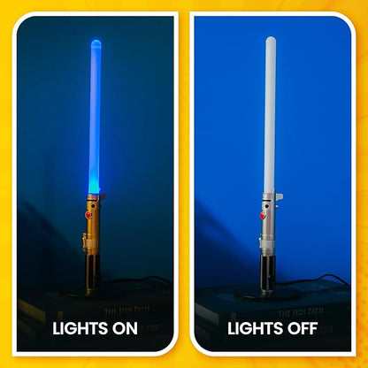 Star Wars Luke Skywalker Lightsaber 12-Inch Desktop LED Mood Light for Nightstand Table