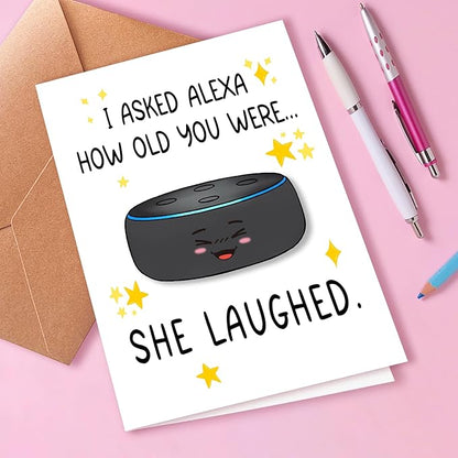Funny Birthday Card for Old Men or Old Women, Suitable for Him And Her, Unique Birthday Gift for Dad, Mom, Husband, Wife, Grandpa, Grandma, Brother, Sister, Friends And Family.