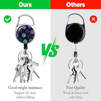 Cute ID Badge Holder with Lanyard Retractable Badge Reel Clip Funny Lanyards for ID Badges Name Tags Keychain for Office Teacher Doctor Student Women Men Nurse Accessories for Work