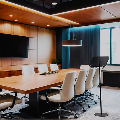 Black Acrylic Podium with Adjustable Height Small Acrylic Podium Stand Black Music Stands Book Stand for Reading Floor Holder Stand with Page Paper Clip for Cookbooks Music