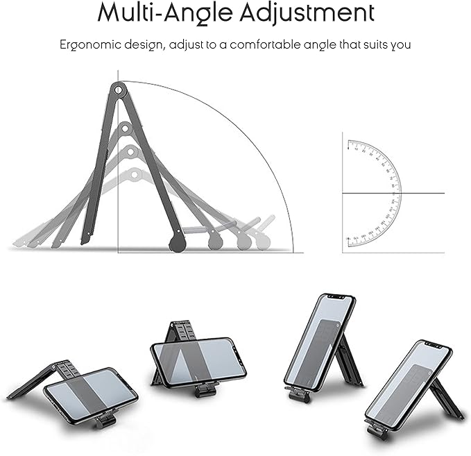 Magic X1, Mini 3-in-1 Multi-Function Laptop Stand, Pocket Size Adjustable Stand, fit Your Phone, Tablet, and Laptop(16'' and Below), Multi Angles Aluminum Ergonomic Device Riser