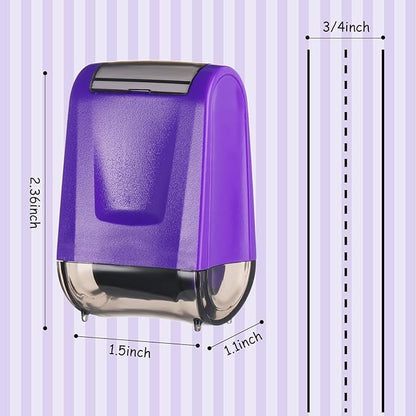Sherr 2 Handwriting Line Stamp Roller Dashed Handwriting Lines Practice Roller Stamp for Kids, Teachers Kindergarten Education Classroom Back to School Need(2.72 x 2.44 x 1.54 Inch,Purple)