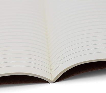 Simply Genius A5 Notebooks for Work, Travel, Business, School & More - College Ruled Notebook - Softcover Journals for Women & Men - Lined Note Books with 92 pages, 5.5" x 8.3" (Brown, 6 pack)