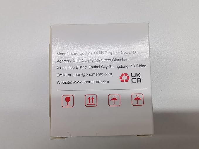 Phomemo Circle Label Compatible with M110/M100/M120/M150/M200/M220/M250 Label Maker, 1.96" x 1.96"（50 x 50 mm） Thermal Round Rainbow Gradient Labels, 1 Rolls/140 Labels
