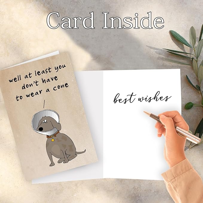 Funny Get Well Cards, After Surgery Recovery Gifts for Women Men, Feel Better/Get Well Soon Gifts for Him Her Friends