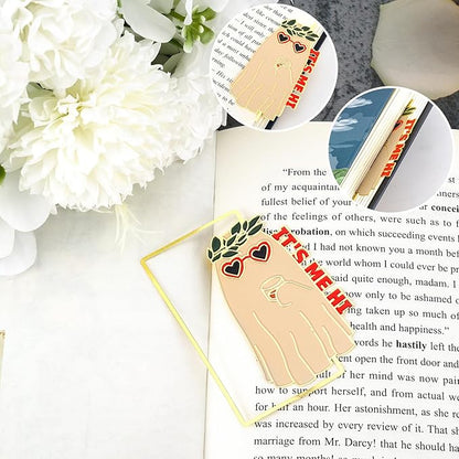Funny Bookmarks for Women Men Music Lover Gifts Metal Book Marker Bulk Personalized Bookmark Gold Cute Cool Bookmarks Easter Gifts for Book Lovers Taylor Merch Coworker Reader Adults