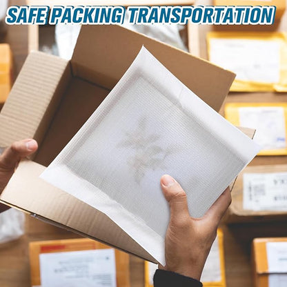 100 Pack Foam Pouches for Packing Supplies Cushion Foam Pouch for Dishes Chinaware Glasses Moving Fragile Items Wrapping and Transportation Storage (2 Sizes)