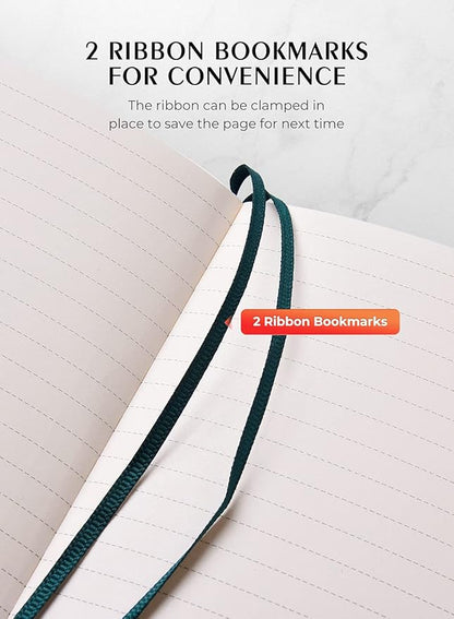 AISBUGUR Pocket Notebook, Small Notebook, 2-Pack Total 320 Pages,3.7" x 5.7" Pocket Notebook (2 Pack, dark green)