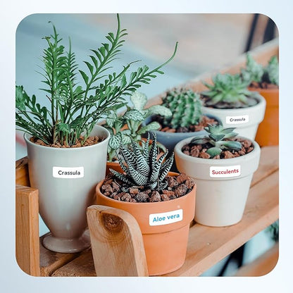 NIIMBOT Thermal Transfer Labels 0.55''x1.57'', Only for B18 Label Maker, PET Material, Waterproof and High-Temperature Resistance, Long Storage Time, White(14x40mm-150)