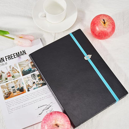 CRASPIRE Elastic Bookmark Blue Book Marks with Pointer Elastic Rope Band Strap Planner Bookmarks Page Tags for Reading Library Lovers Teachers Classmates Friends Birthday Gifts