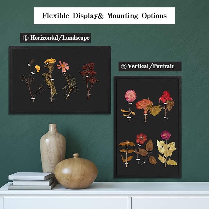 Miratino Large Bulletin Board, 36 "x 24" Black Cork Boards for Walls with Frame, Pin Display Board Vision Board for Home School Office Decor