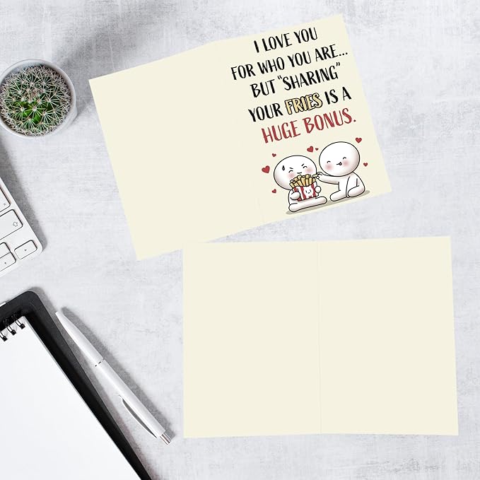 Cheerin Greeting Card with Envelope - Funny Anniversary Cards for Him - Humorous Birthday Card for Men - Anniversary Cards for Husband, Boyfriend and Fiance