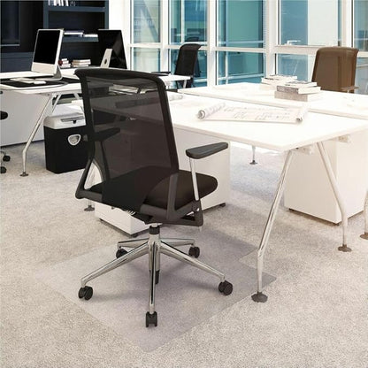 Floortex® Advantagemat® Vinyl Lipped Chair Mat for Carpets up to 1/4" - 45" x 53"