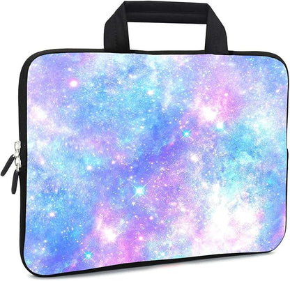 11.6 12 12.1 Inch Laptop Carrying Bag Protective Chromebook Case Pouch Netbook Notebook Ultrabook Bag Tablet Sleeve Cover Travel Briefcase with Handle For Men Women (galaxy-1)