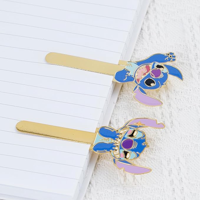 5PCS Metal Book Markers Cute Cartoon Bookmarks Page Markers Set Page Clips Book Marks Gift for Students Teachers School Home Office Supplies (BM-Sdz A)