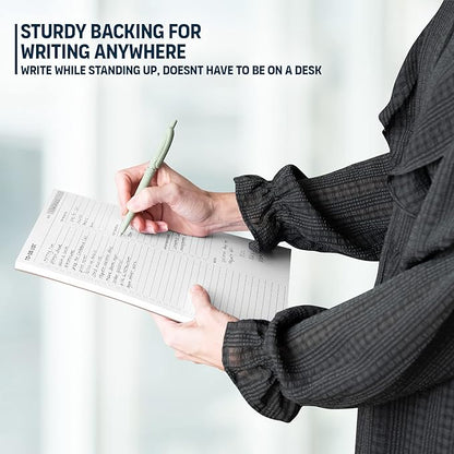 To Do List Notepad: With Multiple Functional Sections - Large Size 8.5x11" 52 Sheets - Tear Off Daily Planner Notebook - Task CheckList Organizer Agenda Pad for Work - Note, Plans, Goals, Grocery, and