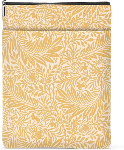 Botanical Book Sleeve, Classic Flower Book Covers for Paperbacks, Floral Book Pouch Book Protector, Book Lovers Gifts for Women Girls Freinds, Book Accessories Book Club Gifts Christmas Birthday Gifts