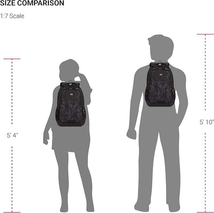 SwissGear Cecil 5505 Laptop Backpack, Black Cod/Camo, 18-Inch