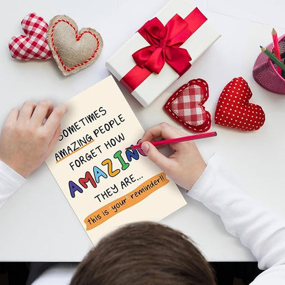 Amazing People Remind Card, Goodbye Card, Coworker Leaving Card, Colleague Congrats Card, Friendship Thank You Appreciation Card for Teacher or Nurse, Proud of You Card Friend