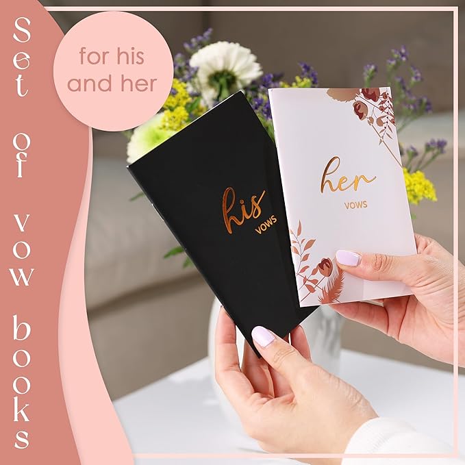 3 PCS Wedding Planning Book and Organizer , Bride Book Wedding Vows Book His and Her Including , Hardcover Wedding Binder Planner , Enhance Excitement and Makes Your Countdown Planning Easy Wedding Planner for Bride , 9*11 in