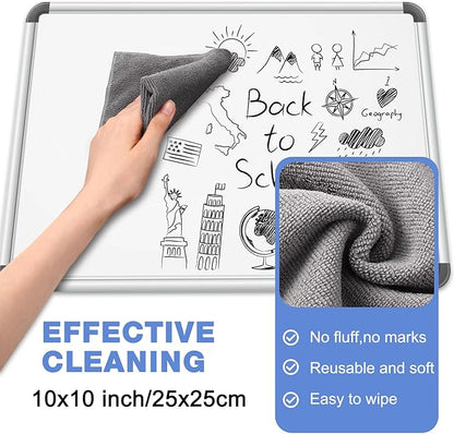 10 Pack Whiteboard Cleaner Spray 8.5oz Dry Erase Board Cleaner with 6 Cloths Non Toxic Dry Erase Cleaner Removes Stubborn Marks from Whiteboards
