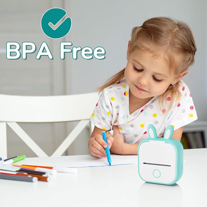 Phomemo T02 Protective Case Green- Compatible with T02 Mini Printer, Adorably Unique Design Flexible Protective Case for Gift