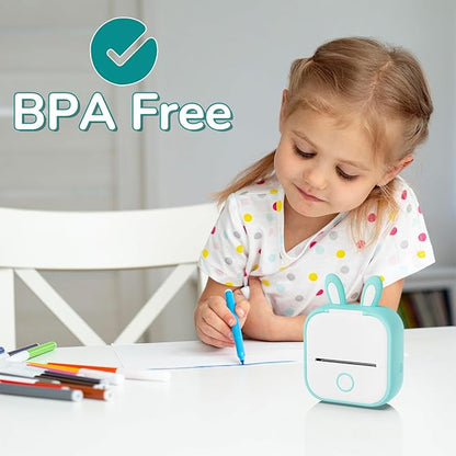 Phomemo T02 Protective Case Green- Compatible with T02 Mini Printer, Adorably Unique Design Flexible Protective Case for Gift