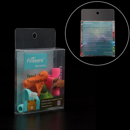 Firesara Left-Handed Training Grips, Original Butterfly Pencil Holder Correction Writing Aid Grip for Kids Handwriting Special Needs Preschoolers Children Adult Lefties Assorted Colors (4PCS)