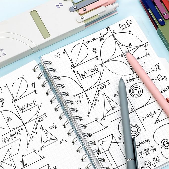 ITAWIXS Aesthetic Gel Ink Pens, 5pcs Fine Point Smooth Writing Pens, Office Desk Accessories, Cute Morandi Pens for journaling School Office Supplies, Gifts for Women and Men