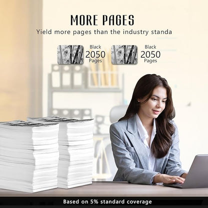 962XL Black 962 XL 962XL 9015e Printer Ink Cartridges for HP Printers Compatible for HP 962 XL HP962XL Ink Cartridges Combo Pack for Officejet Pro 9015 / 9015e 9025 / 9025e 9018 / 9018e 9010 / 9010e