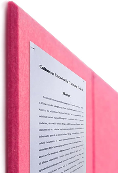 Large Felt Bulletin Board(48" x 36"),Cork Board Alternative,12 Pack Felt Wall Tiles with Safe Removable Adhesive Tabs,Notice Pin Board/Message Board/Vision Board for Office, School & Home