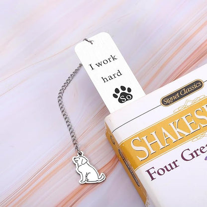 Dog Mom Gifts for Women Bookmark, Dog Lovers Gifts for Women Men Book Lovers, Dog Book Marks for Reading Women Dog Mom Dad, Birthday Christmas Stocking Stuffers Gifts for Dog Lovers Friends Coworkers