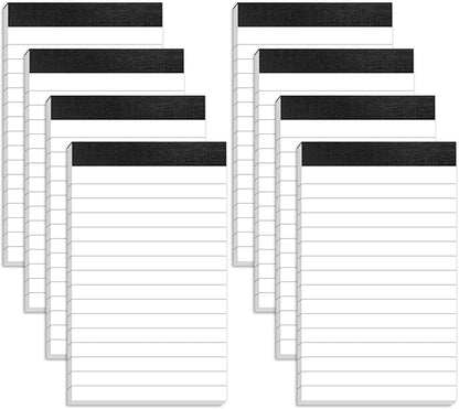 Small Note Pads 3x5 Notepads Mini Pocket Notebook 3x5 Memo Pads Small Notepads Memo Pads 3 x 5" Lined Note Pads of Paper with 30 Sheets Each Pad Mini Pocket Notebook Writing Pads 3x5 White Paper Pads