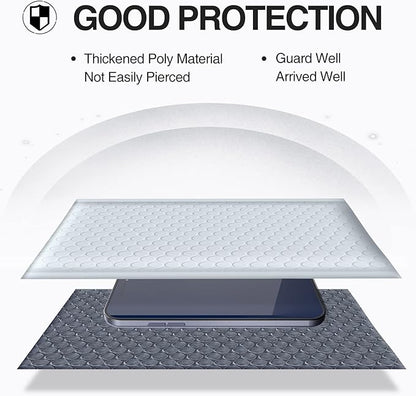 UCGOU Bubble Mailers 7.25x12 Inch White 25 Pack Usable Size 7.25x11 Padded Envelopes Small Business Opaque Packaging Self Seal Waterproof Boutique Bulk Shipping Bags for Jewelry Makeup Supplies #1