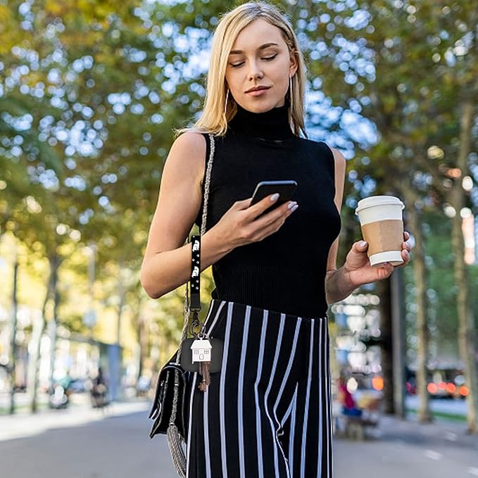 Wrist Lanyard for Women and Men, Keychain Lanyard for Keys, Wrist Keychain Strap Lanyard for Car Keys ID Badge Wallet Card Holder (Light Pink)