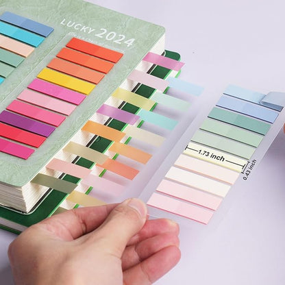 4200 Pcs Sticky Tabs - Colorful Book Tabs, Transparent Sticky Tabs for Books, Sticky Note Tabs, Page Markers Tabs, Book Markers, Page Tabs, Book Tabs for Annotating Books, Book Sticky Tabs
