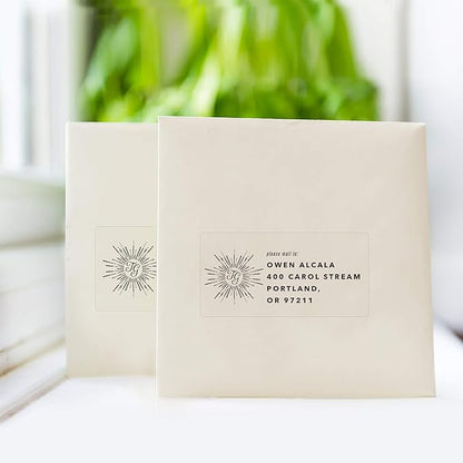 Avery Crystal Clear Address Labels for Laser & Inkjet Printers, 2" x 4", 100 Labels, 5 Packs (6522)