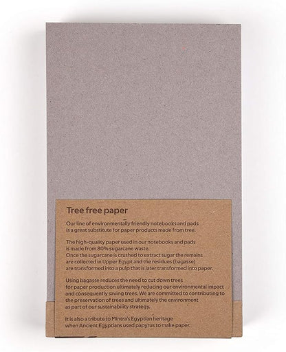 Mintra Office Recycled Writing Pads 6pk (White, Junior (5in x 8in)) - 50 Sheets per Notepad, Micro perforated, Legal Pad, Notebook Paper for School, College, Office, Business