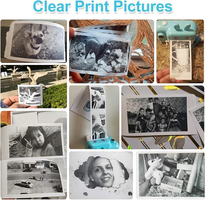 10 Rolls Print Paper for Kids Instant Print Camera Refill Print Paper Works with MINIBEAR VTech Kidizoom Camera,Thermal Paper Fit for Most Kids Instant Camera…