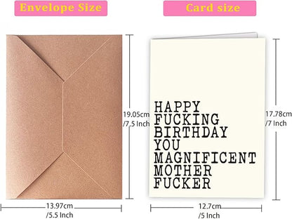 Hqulpr-Funny Rude Birthday Cards For Men, Birthday Cards For Men Funny Unique, Funny Adult Birthday Cards For Men, Funny Happy Birthday Card For Best Friend, Him, Brother, Husband