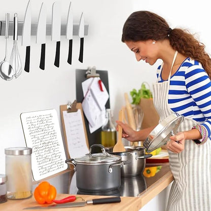 Set of 12 Small White Board Dry Erase Boards Classroom Pack 9" x12” Double Sided Personal Whiteboards for Students Teachers School Supplies Lapboards Mini Whiteboard Erasers Incl and Colors Pens