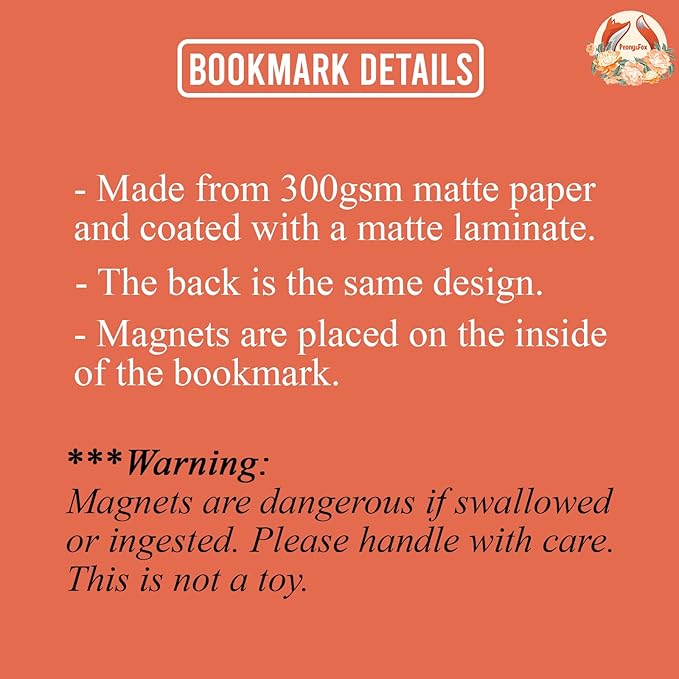 (2Pcs) to Bee Continued Magnetic Bookmark Book Page Markers Gift for Reading Lover Nerd Book Addict Bookish Reader Student Teacher Office Stationery - Size 3"x2.5" When Folded