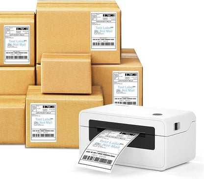 9527 Product 4x6 Direct Thermal Shipping Labels for Zebra 2844 ZP-450 ZP-500 ZP-505,Blank,450 Labels/Roll, 1" Core,Total 4 Rolls