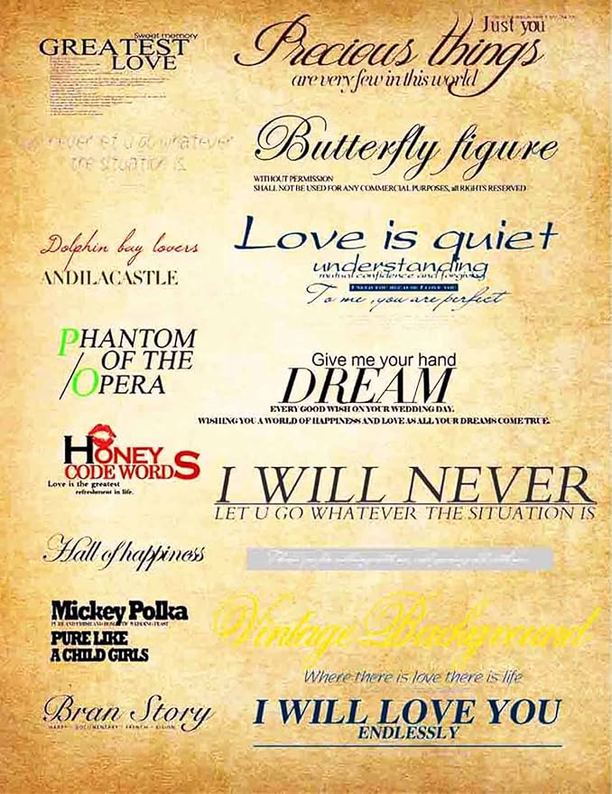 50 Stationery Vintage Antique Design Printing/Writing Papers 8.5 x 11 in, Letter Writting Paper, Decorative Printer Paper for Invitation, Letter, Resume, Award, Diploma, Art, Craft, Certificate（A)