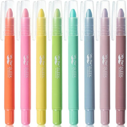 Mr. Pen- Gel Highlighters, 8 Pack Assorted Colors, No Bleed, Bible Markers